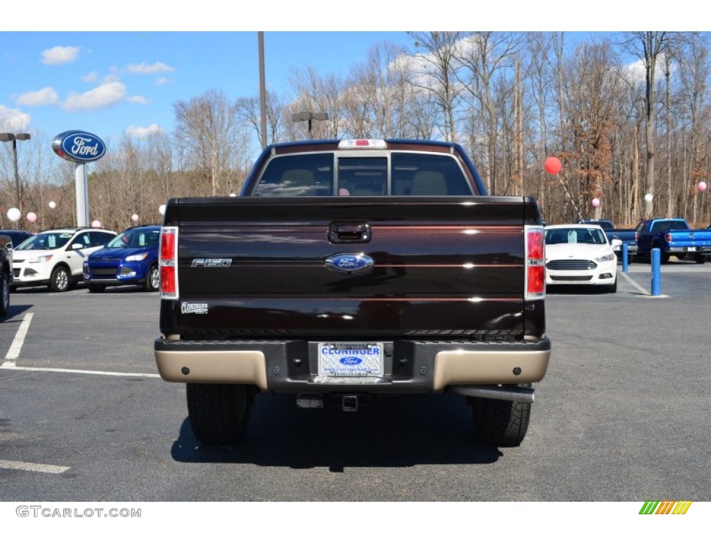 2013 F150 Lariat SuperCrew 4x4 - Kodiak Brown Metallic / Adobe photo #4