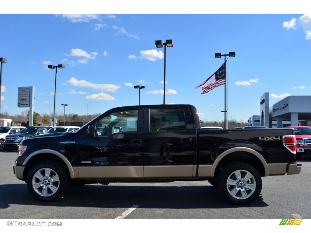 2013 F150 Lariat SuperCrew 4x4 - Kodiak Brown Metallic / Adobe photo #5