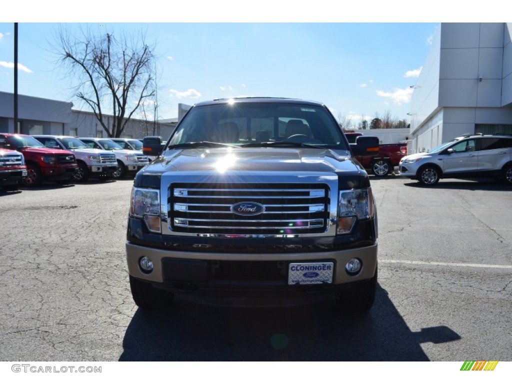 2013 F150 Lariat SuperCrew 4x4 - Kodiak Brown Metallic / Adobe photo #7