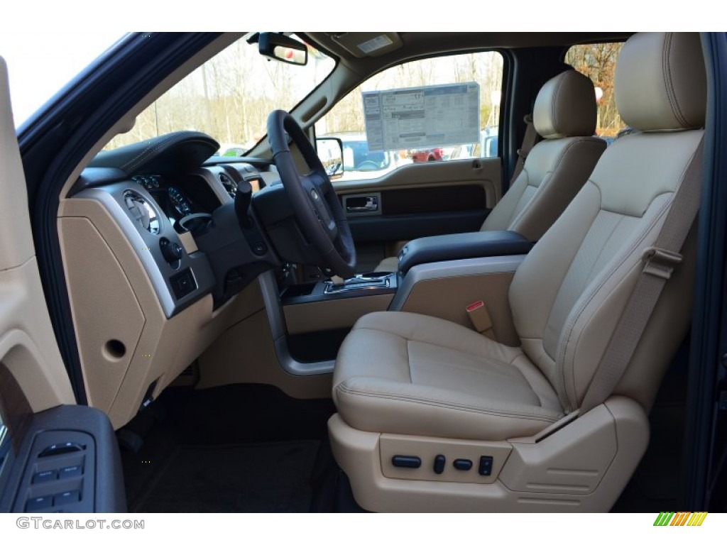 2013 F150 Lariat SuperCrew 4x4 - Kodiak Brown Metallic / Adobe photo #10