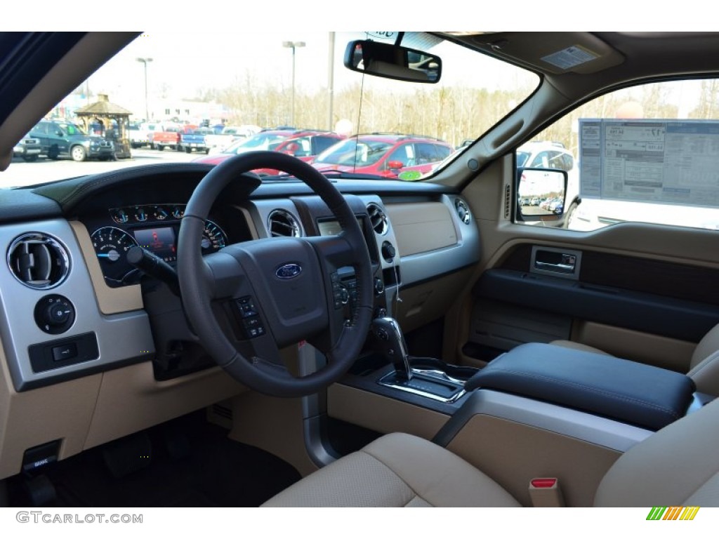 2013 F150 Lariat SuperCrew 4x4 - Kodiak Brown Metallic / Adobe photo #11
