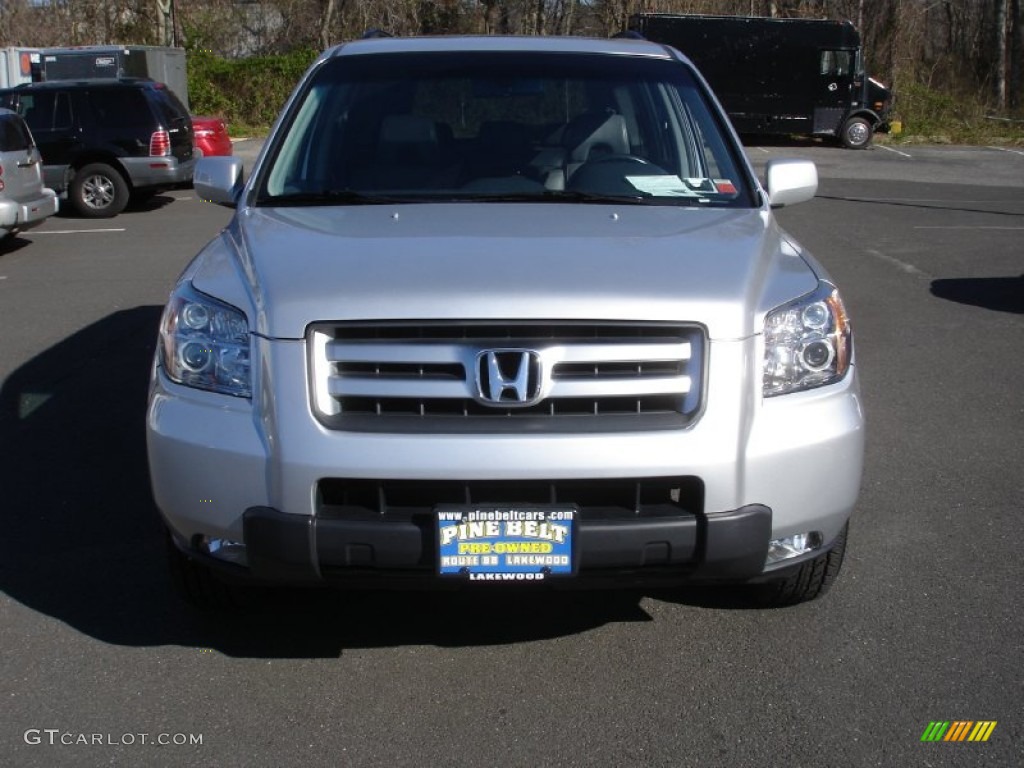 2007 Pilot EX-L 4WD - Billet Silver Metallic / Gray photo #2
