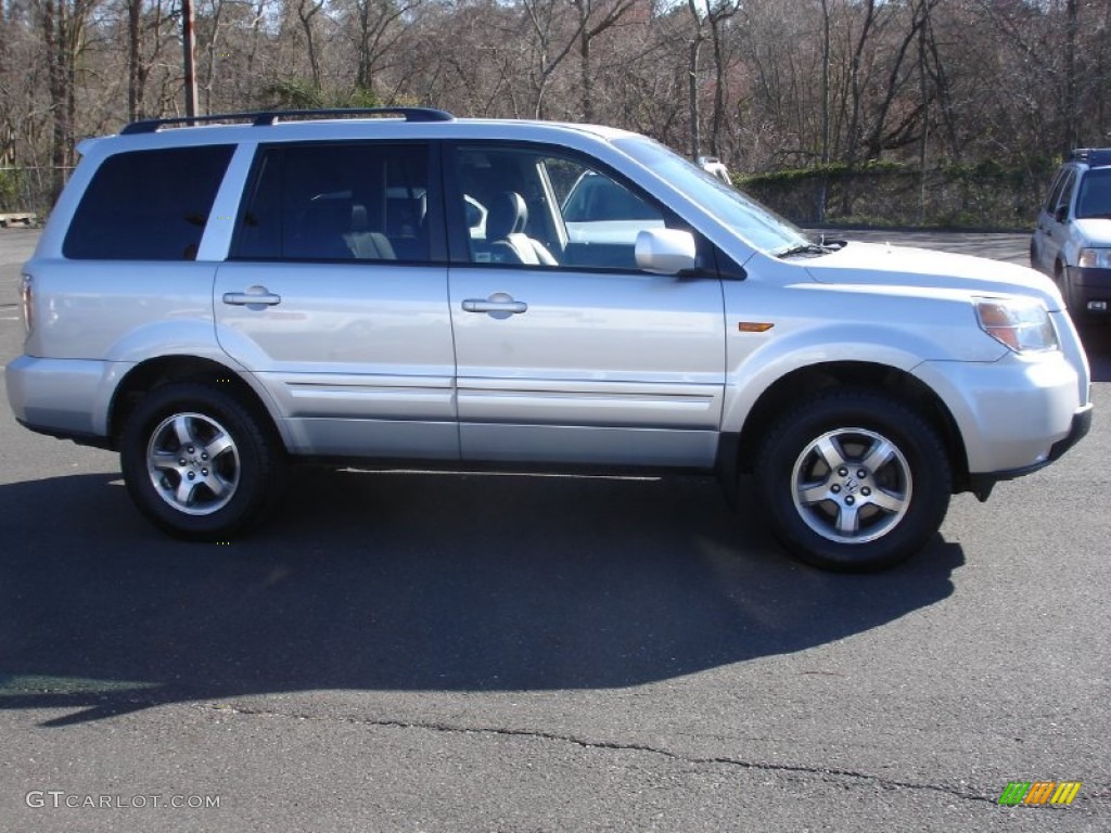 2007 Pilot EX-L 4WD - Billet Silver Metallic / Gray photo #7