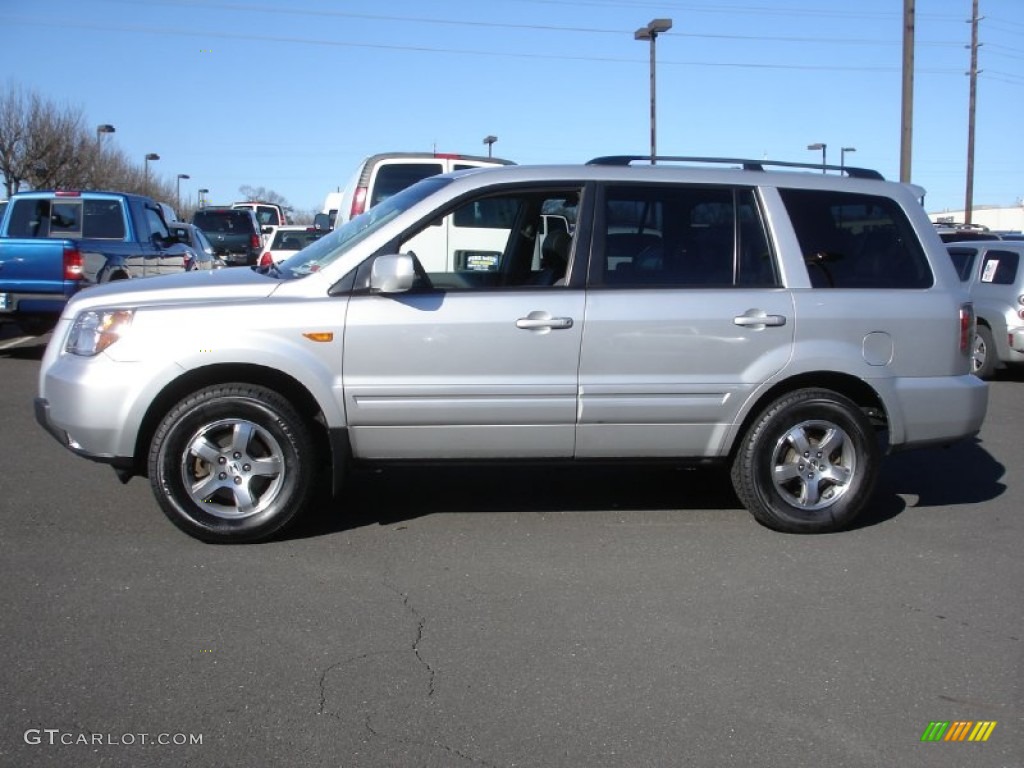 2007 Pilot EX-L 4WD - Billet Silver Metallic / Gray photo #9