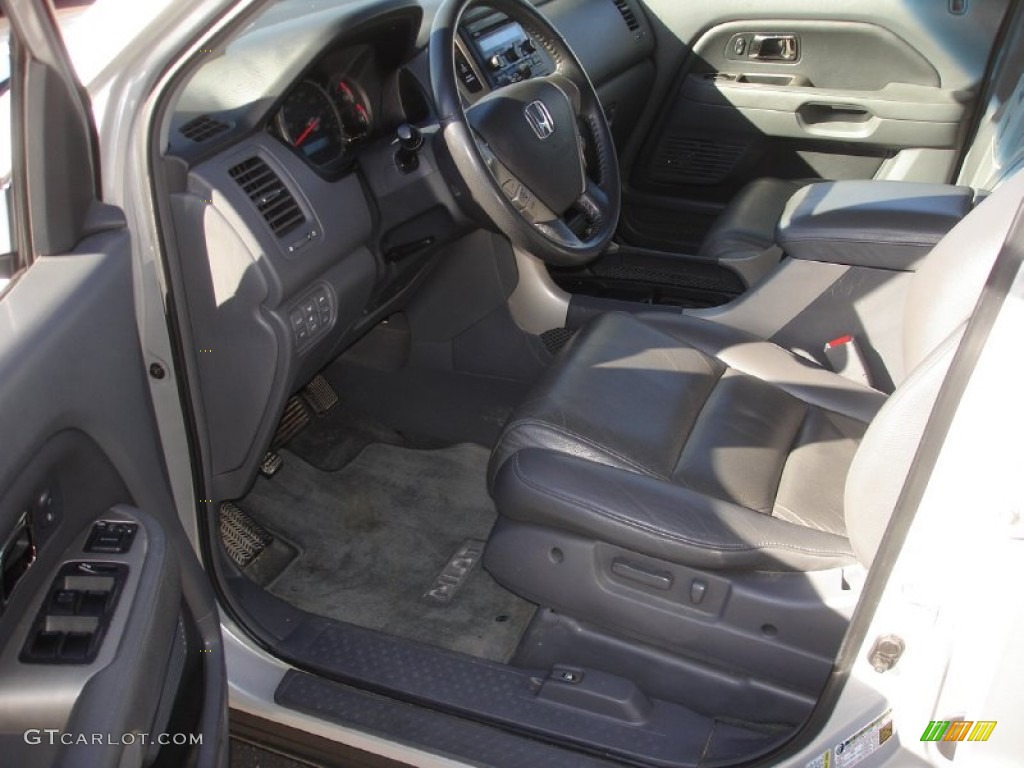 2007 Pilot EX-L 4WD - Billet Silver Metallic / Gray photo #10