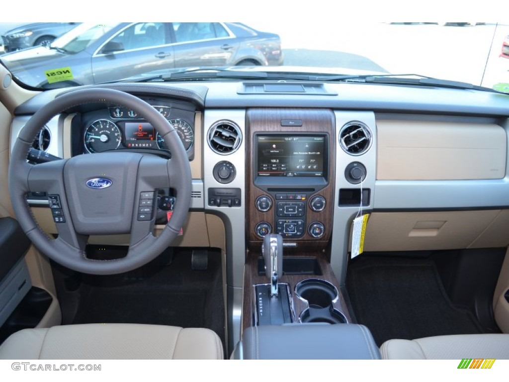 2013 F150 Lariat SuperCrew 4x4 - Kodiak Brown Metallic / Adobe photo #24