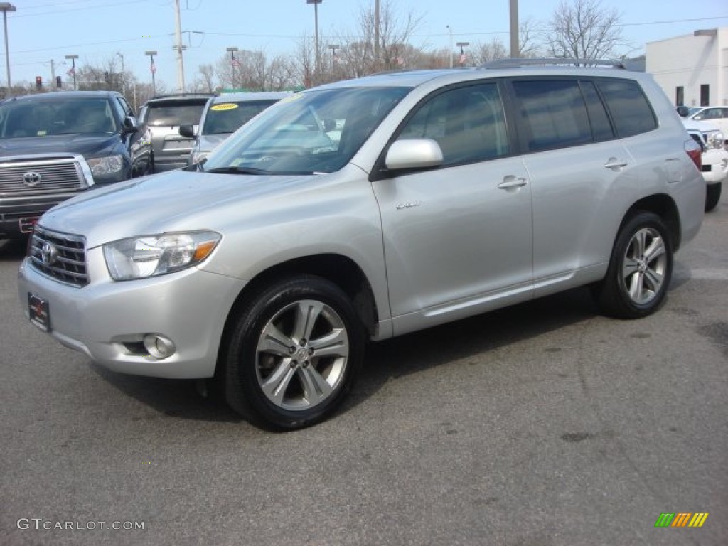 Classic Silver Metallic 2008 Toyota Highlander Sport 4WD Exterior Photo #77308153