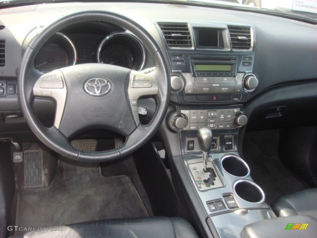 2008 Toyota Highlander Sport 4WD Ash Gray Dashboard Photo #77308245