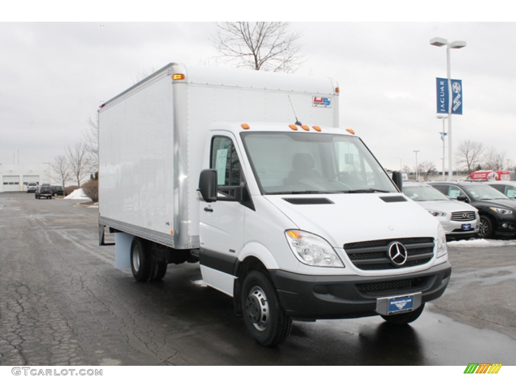2012 Sprinter 3500 Cutaway Moving Van - Arctic White / Lima Black Fabric photo #1