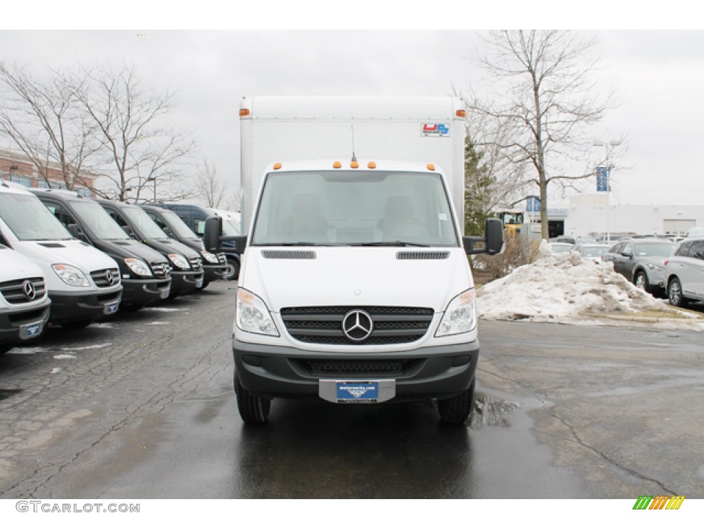 2012 Sprinter 3500 Cutaway Moving Van - Arctic White / Lima Black Fabric photo #2