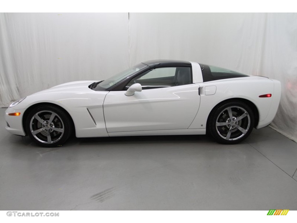 Arctic White 2009 Chevrolet Corvette Coupe Exterior Photo #77308338