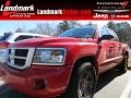 2010 Flame Red Dodge Dakota Big Horn Crew Cab  photo #1