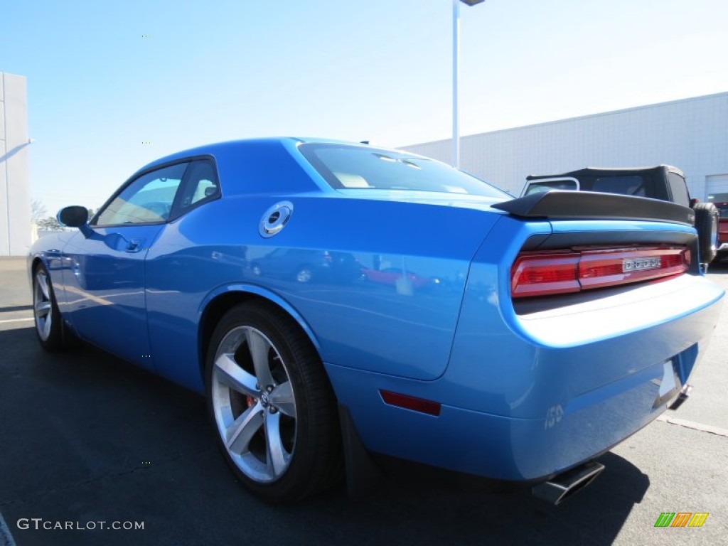 2010 Challenger SRT8 - B5 Blue Pearlcoat / Dark Slate Gray photo #2
