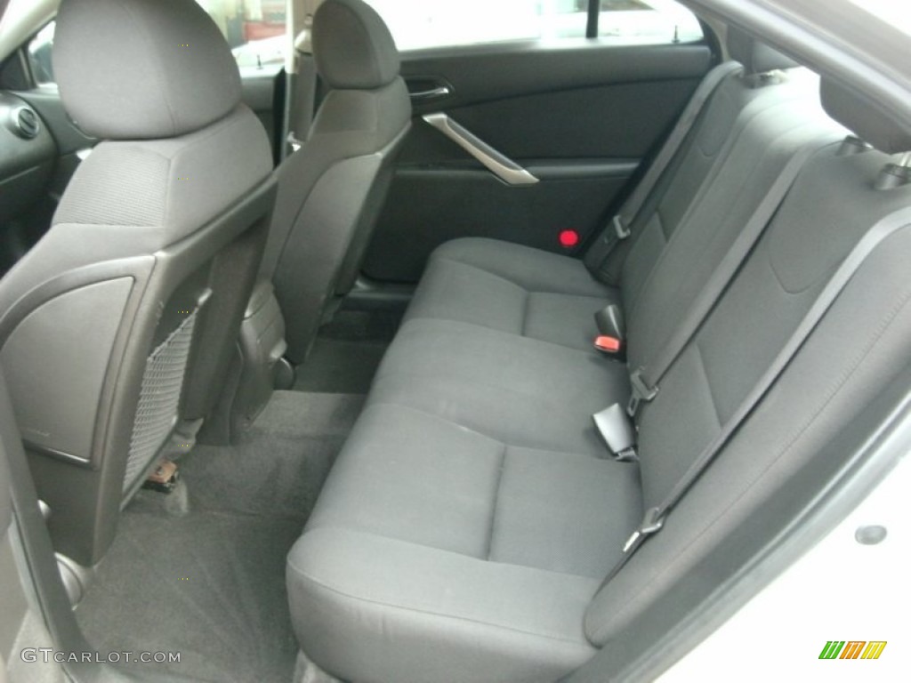 Ebony Black Interior 2008 Pontiac G6 GT Sedan Photo #77309622
