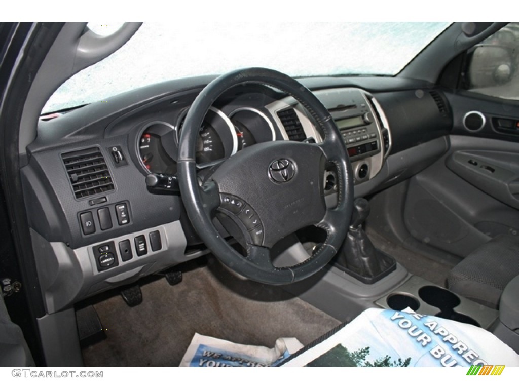 2006 Tacoma V6 TRD Sport Access Cab 4x4 - Black Sand Pearl / Graphite Gray photo #5