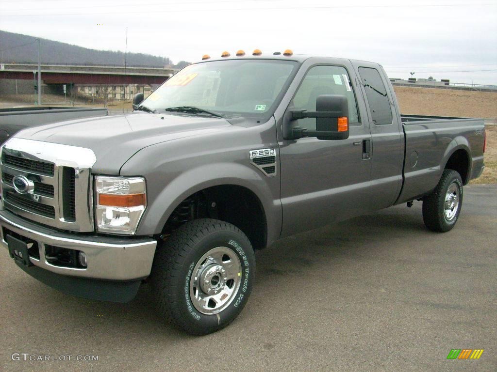 2009 F250 Super Duty XLT SuperCab 4x4 - Sterling Grey Metallic / Medium Stone photo #1