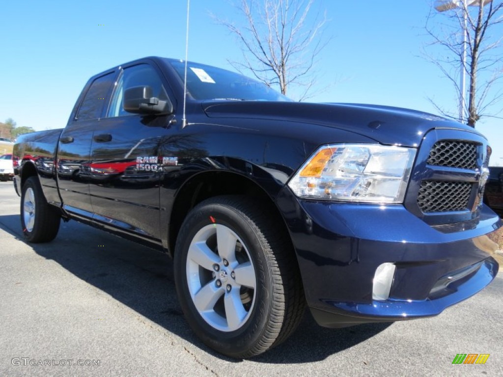 True Blue Pearl 2013 Ram 1500 Express Quad Cab Exterior Photo #77309765