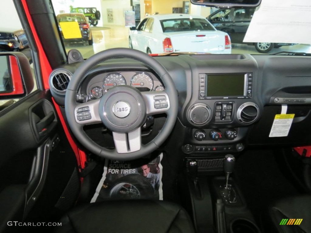2013 Jeep Wrangler Unlimited Moab Edition 4x4 Dashboard Photos