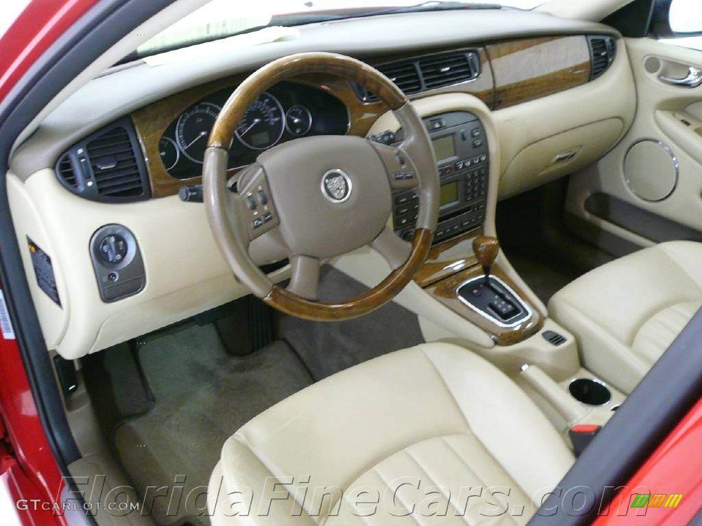 2004 X-Type 3.0 - Salsa Red / Champagne photo #12