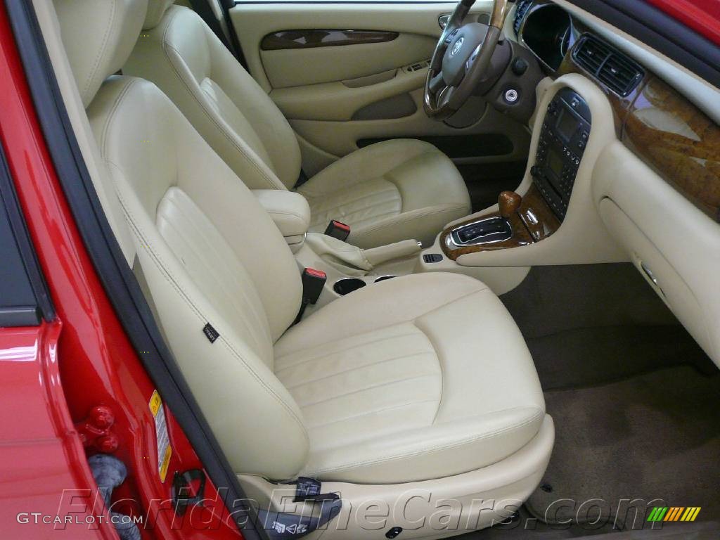 2004 X-Type 3.0 - Salsa Red / Champagne photo #13