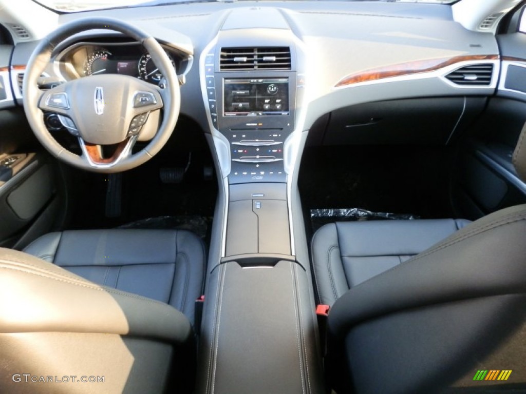 2013 Lincoln MKZ 2.0L EcoBoost AWD Charcoal Black Dashboard Photo #77311566
