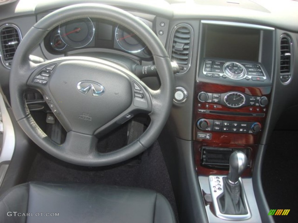 2010 Infiniti EX 35 Journey AWD Graphite Dashboard Photo #77311764