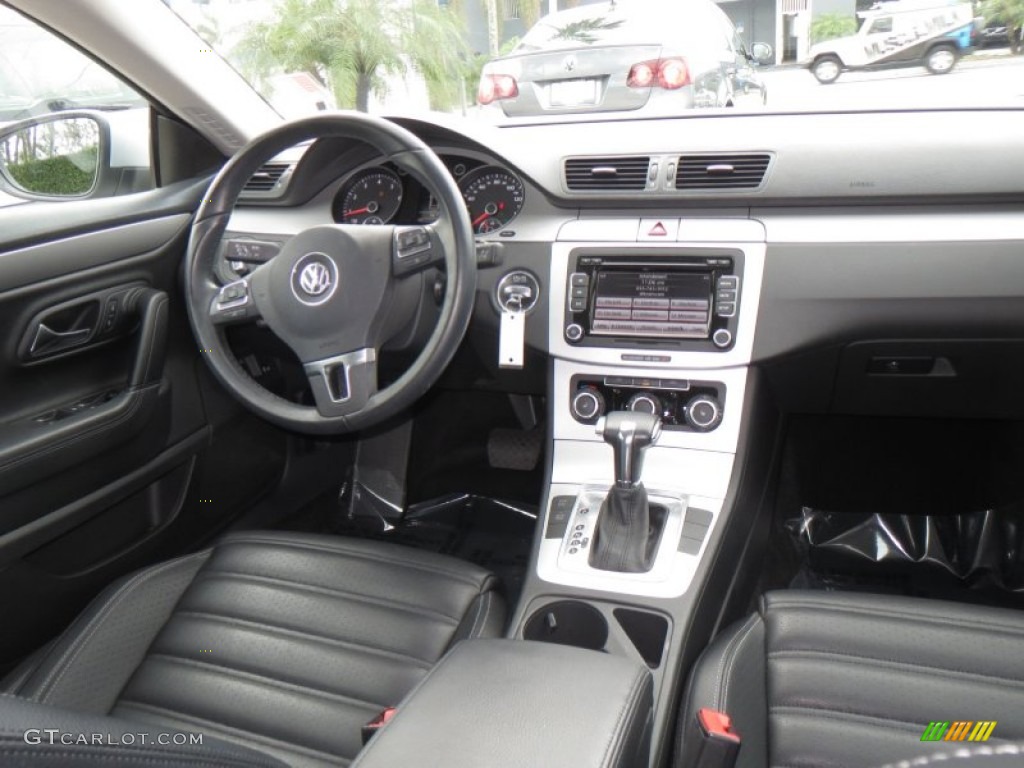 2010 Volkswagen CC Sport Black Dashboard Photo #77312337