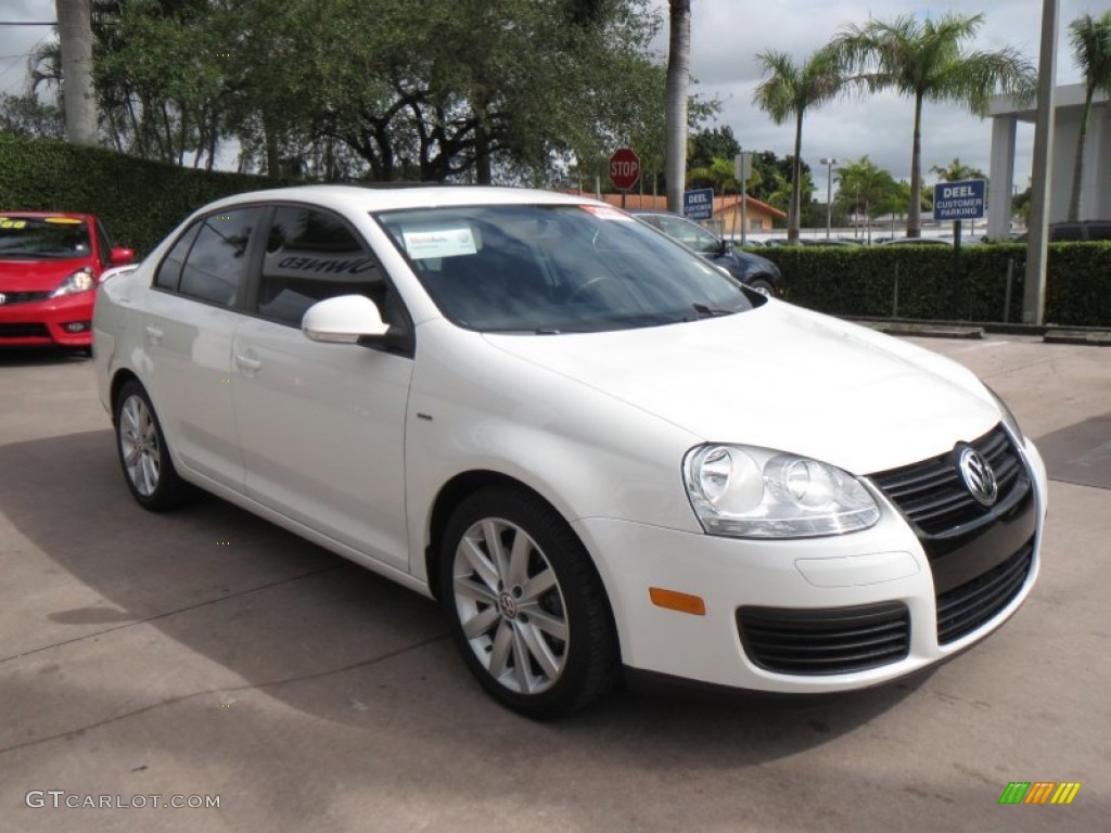 2010 Jetta Wolfsburg Edition Sedan - Candy White / Titan Black photo #7