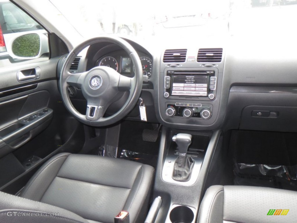 2010 Volkswagen Jetta Wolfsburg Edition Sedan Titan Black Dashboard Photo #77312718