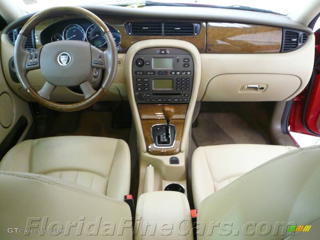 2004 X-Type 3.0 - Salsa Red / Champagne photo #16