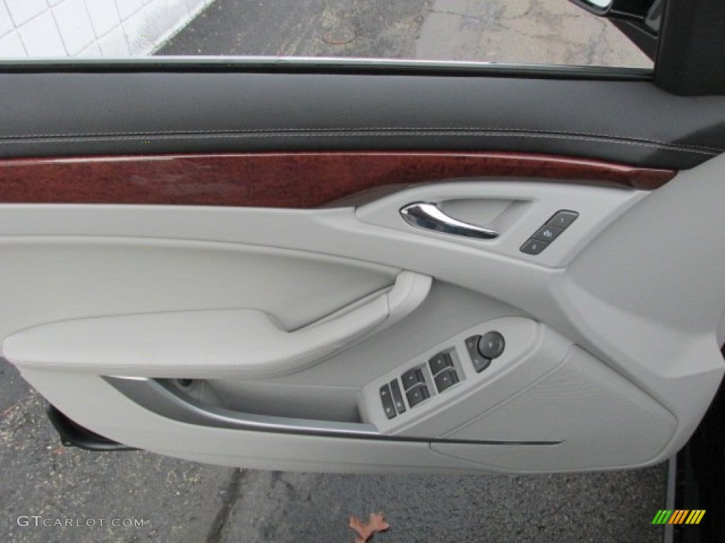 2012 Cadillac CTS 4 3.6 AWD Sedan Light Titanium/Ebony Door Panel Photo #77312961