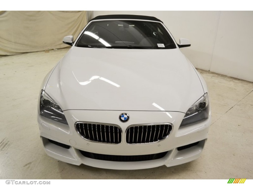 2013 6 Series 640i Convertible - Alpine White / Black photo #5