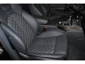 Black Valcona leather with diamond stitching Front Seat Photo for 2013 Audi S7 #77313894