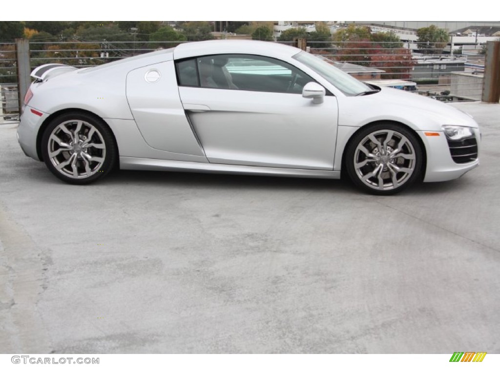 Ice Silver Metallic 2011 Audi R8 5.2 FSI quattro Exterior Photo #77314225
