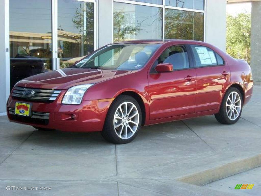 2009 Fusion SE Sport - Redfire Metallic / Charcoal Black photo #1