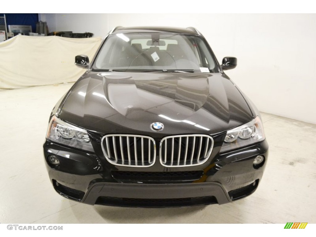 2013 X3 xDrive 28i - Jet Black / Black photo #4