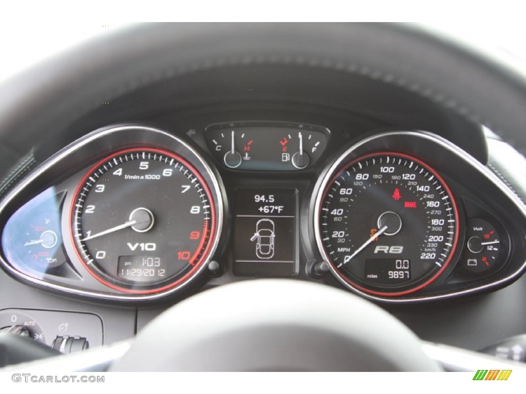 2011 Audi R8 5.2 FSI quattro Gauges Photo #77315096