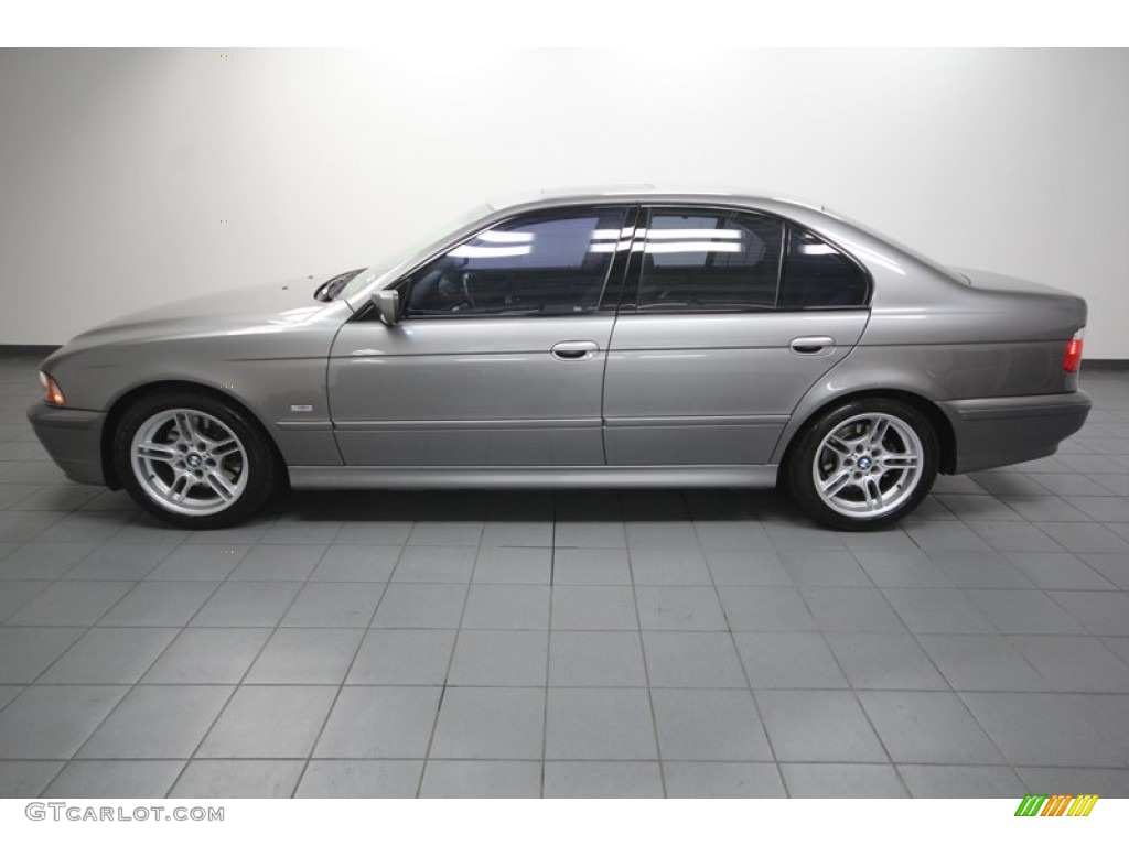 Sterling Grey Metallic 2002 BMW 5 Series 540i Sedan Exterior Photo #77315946