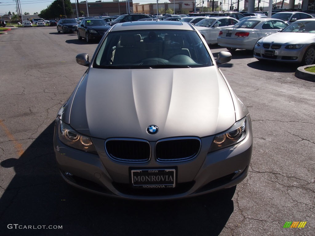 2010 3 Series 328i Sedan - Platinum Bronze Metallic / Oyster/Black Dakota Leather photo #2