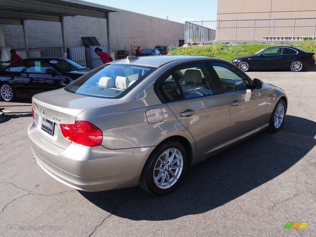 2010 3 Series 328i Sedan - Platinum Bronze Metallic / Oyster/Black Dakota Leather photo #9