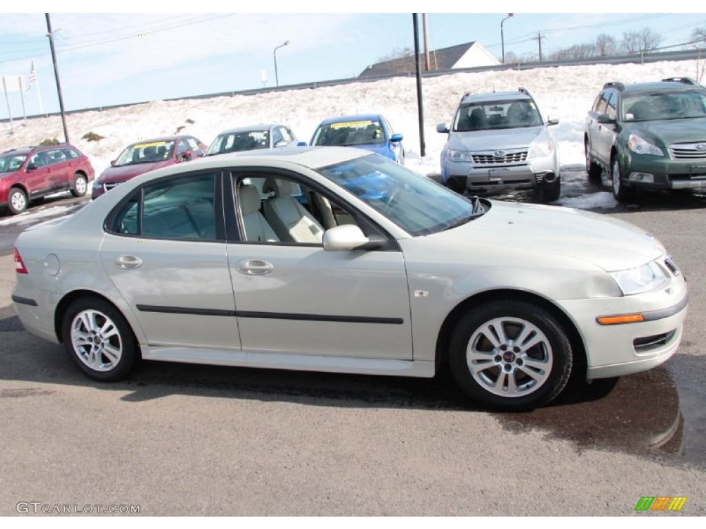 Parchment Silver Metallic 2006 Saab 9-3 2.0T Sport Sedan Exterior Photo #77316885