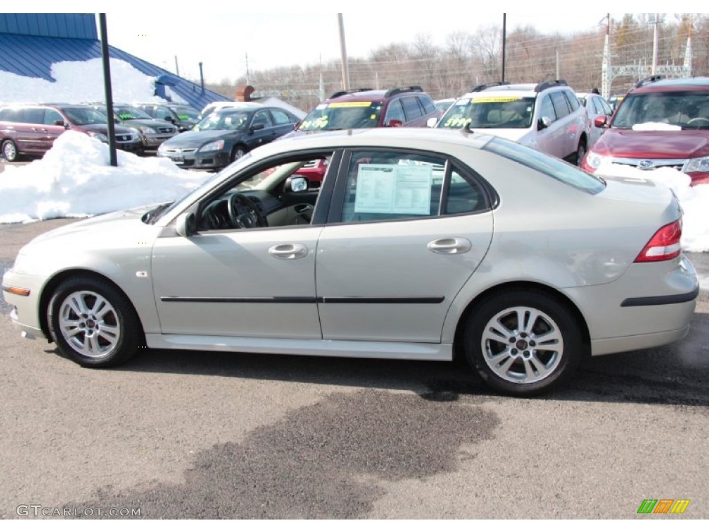 Parchment Silver Metallic 2006 Saab 9-3 2.0T Sport Sedan Exterior Photo #77317036