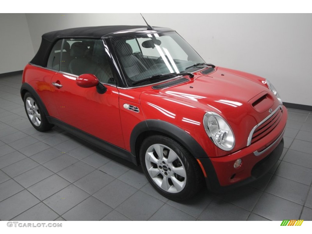 Chili Red 2006 Mini Cooper S Convertible Exterior Photo #77317053