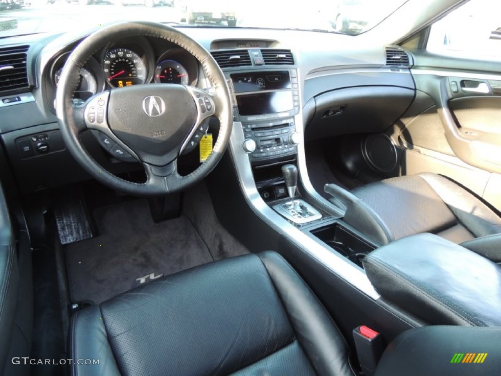 Ebony Interior 2007 Acura TL 3.2 Photo #77317107