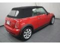 2006 Chili Red Mini Cooper S Convertible  photo #11