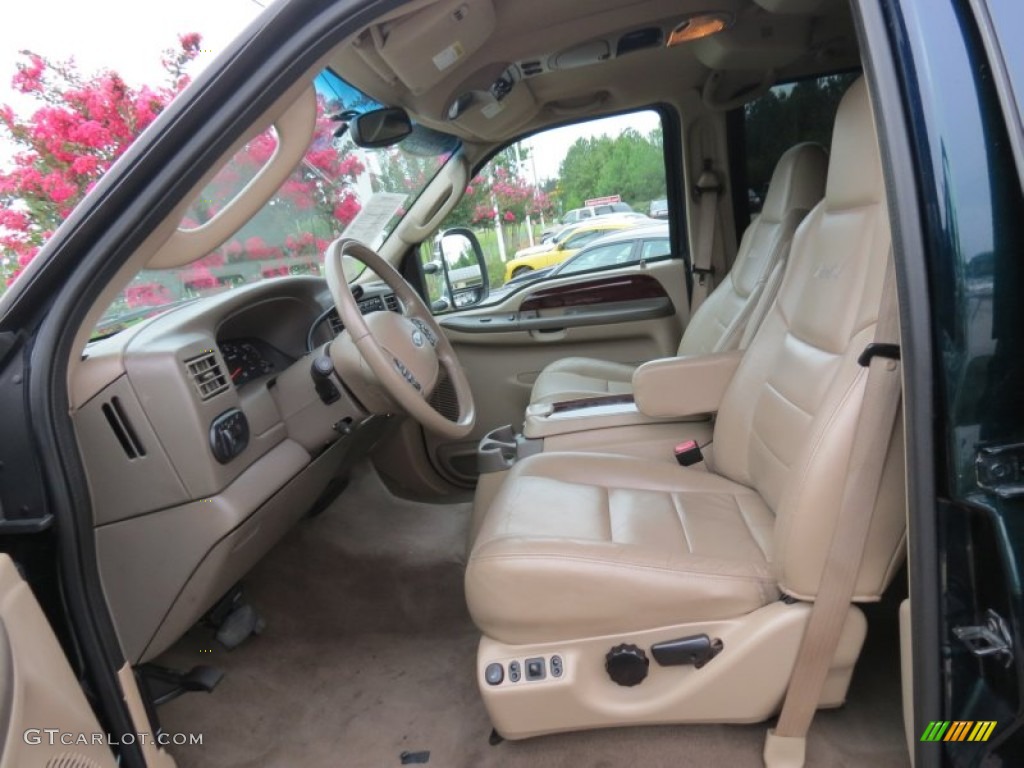 Medium Parchment Interior 2003 Ford Excursion XLT 4x4 Photo #77317323