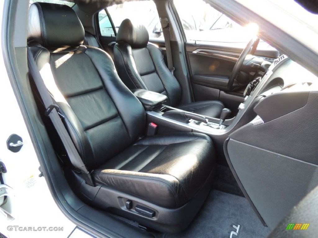 Ebony Interior 2007 Acura TL 3.2 Photo #77317442