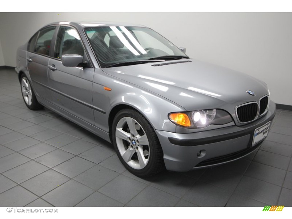 Silver Grey Metallic 2004 BMW 3 Series 325i Sedan Exterior Photo #77317656