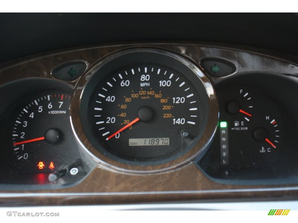 2003 Toyota Highlander Limited Gauges Photo #77317860