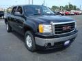 2008 Onyx Black GMC Sierra 1500 SLT Crew Cab  photo #7